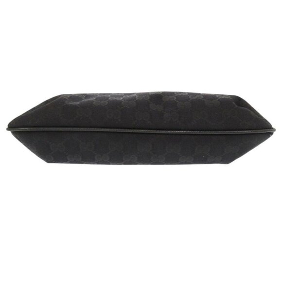 GUCCI Authentic Black Leather Shoulder Bag - Picture 4 of 11